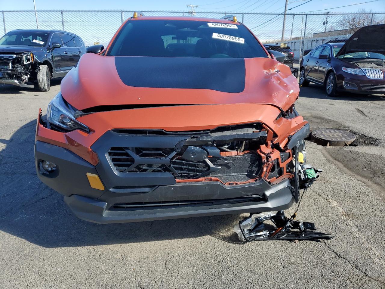 2024 Subaru XV VIN 4S4GUHU64R3773500 Copart auction photo, front end / undercarriage damage thumbnail 5