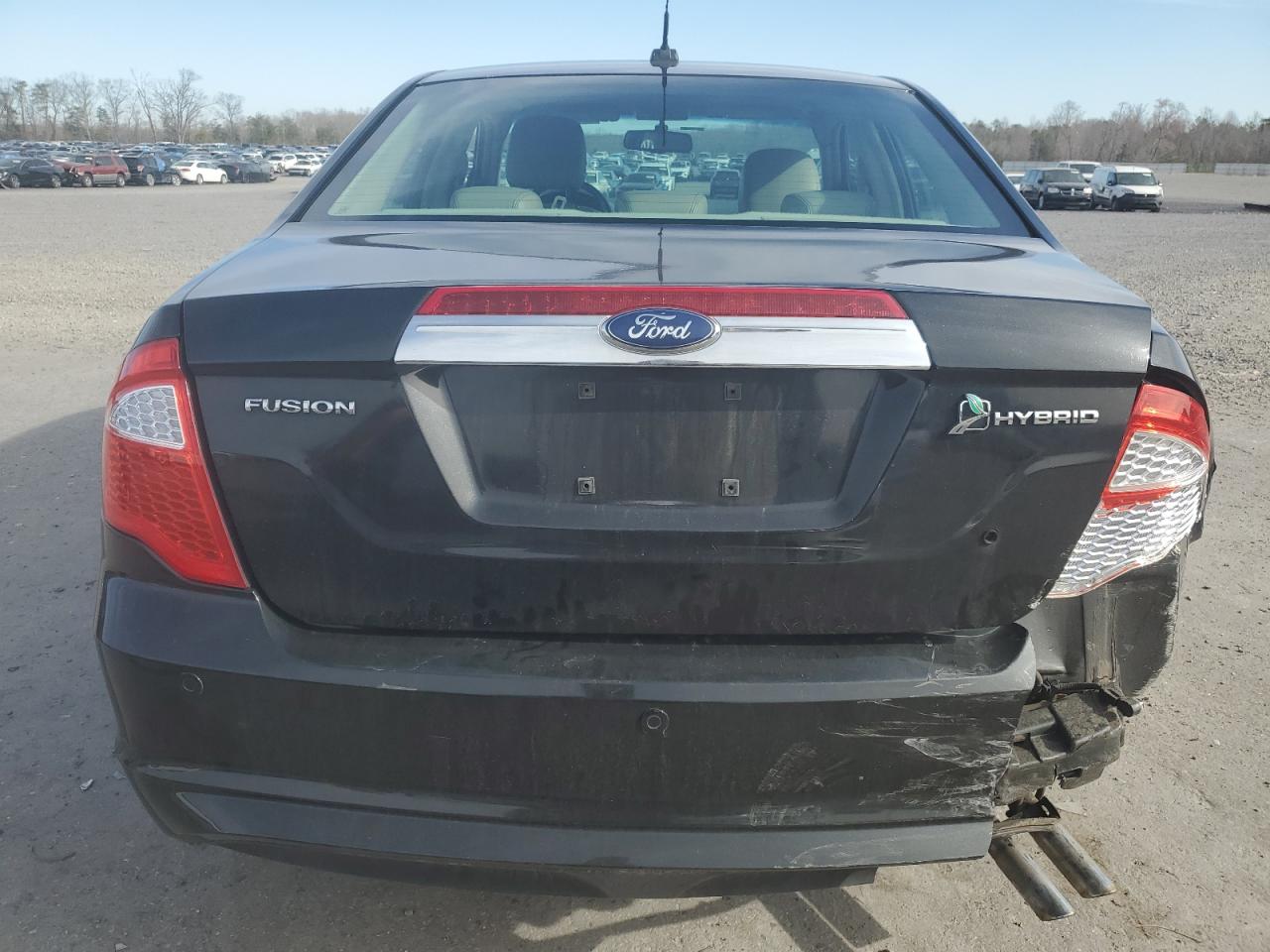 2010 Ford Fusion VIN 3FADP0L32AR110090 Copart auction photo, rear end damage thumbnail 6