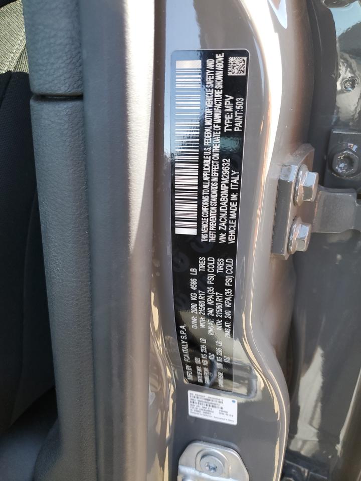 2021 Jeep Renegade VIN ZACNJDAB0MPM29632 Copart auction photo, rear end damage thumbnail 14