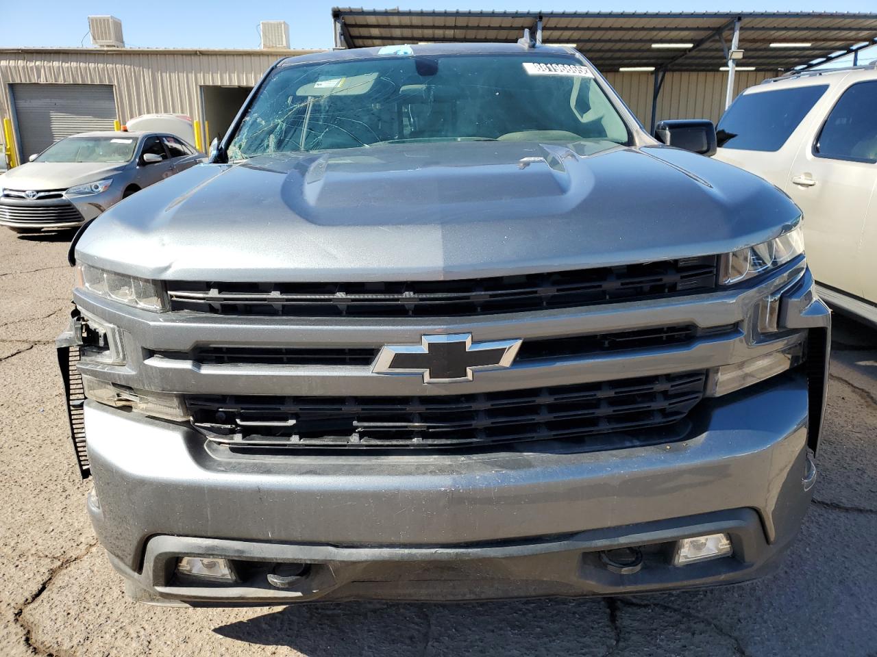2020 Chevrolet Silverado VIN 3GCUYEED3LG443083 Copart auction photo, all over damage thumbnail 5