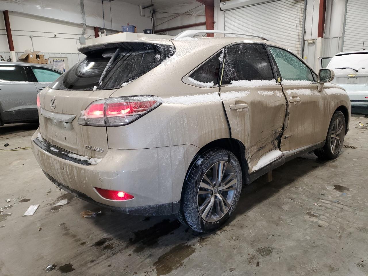 2015 Lexus RX VIN JTJBK1BA1F2478209 Copart auction photo, side damage thumbnail 3