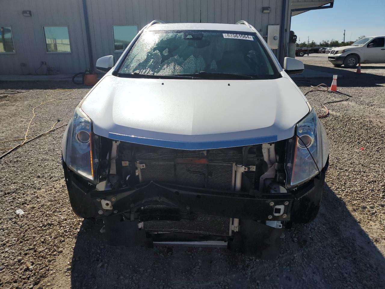 2014 Cadillac SRX VIN 3GYFNGE33ES561570 Copart auction photo, front end / rear end damage thumbnail 5