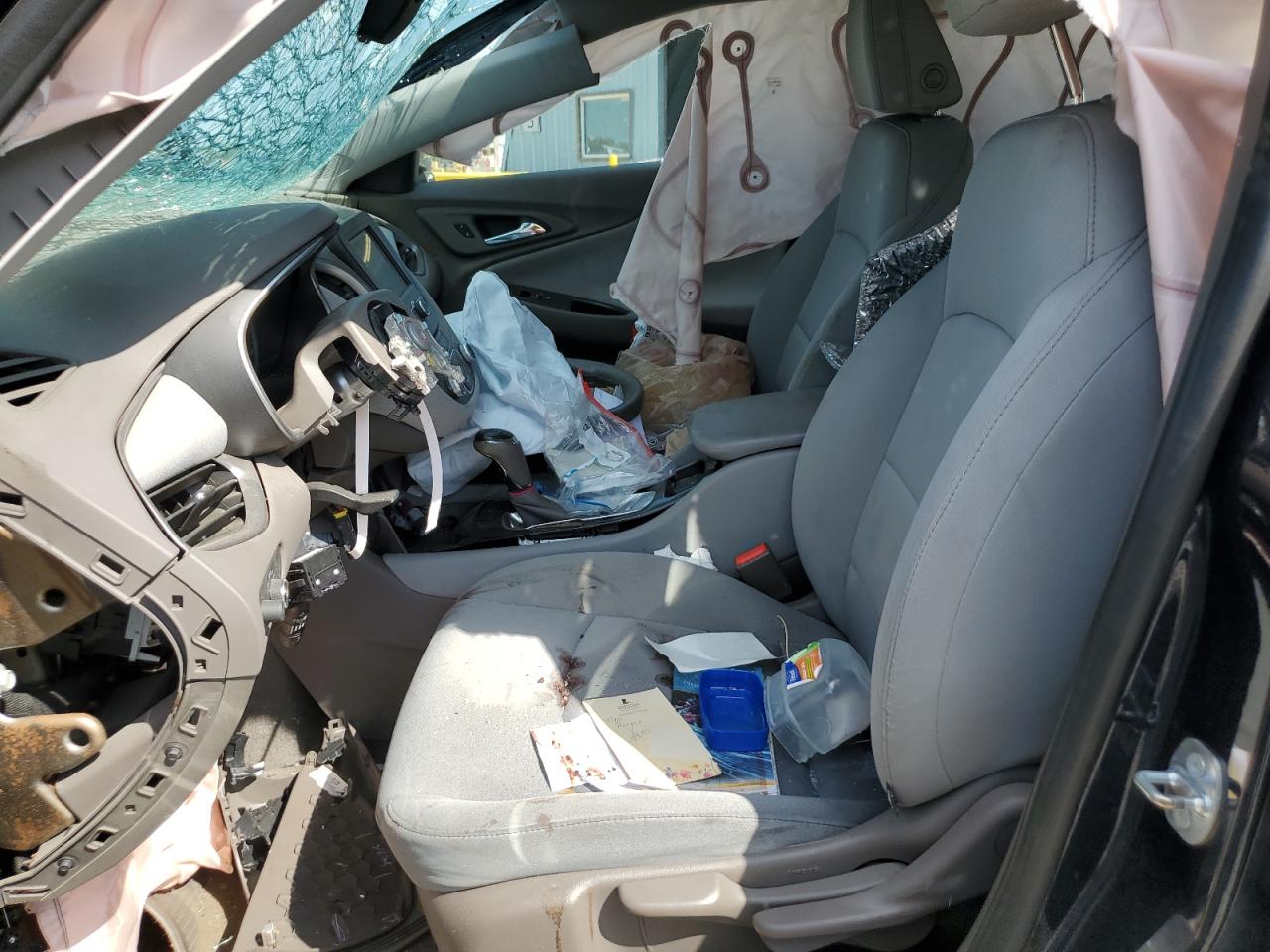 2016 Chevrolet Malibu VIN 1G1ZB5ST5GF297921 Copart auction photo, front end / top/roof damage thumbnail 7
