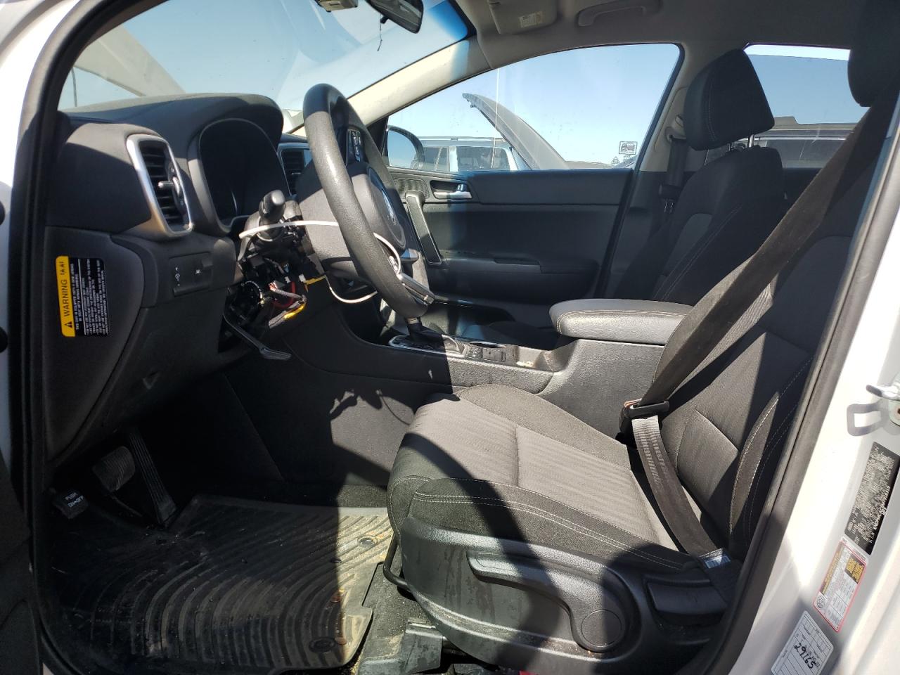 2021 KIA Sportage VIN KNDPMCAC6M7916319 Copart auction photo, vandalism damage thumbnail 7