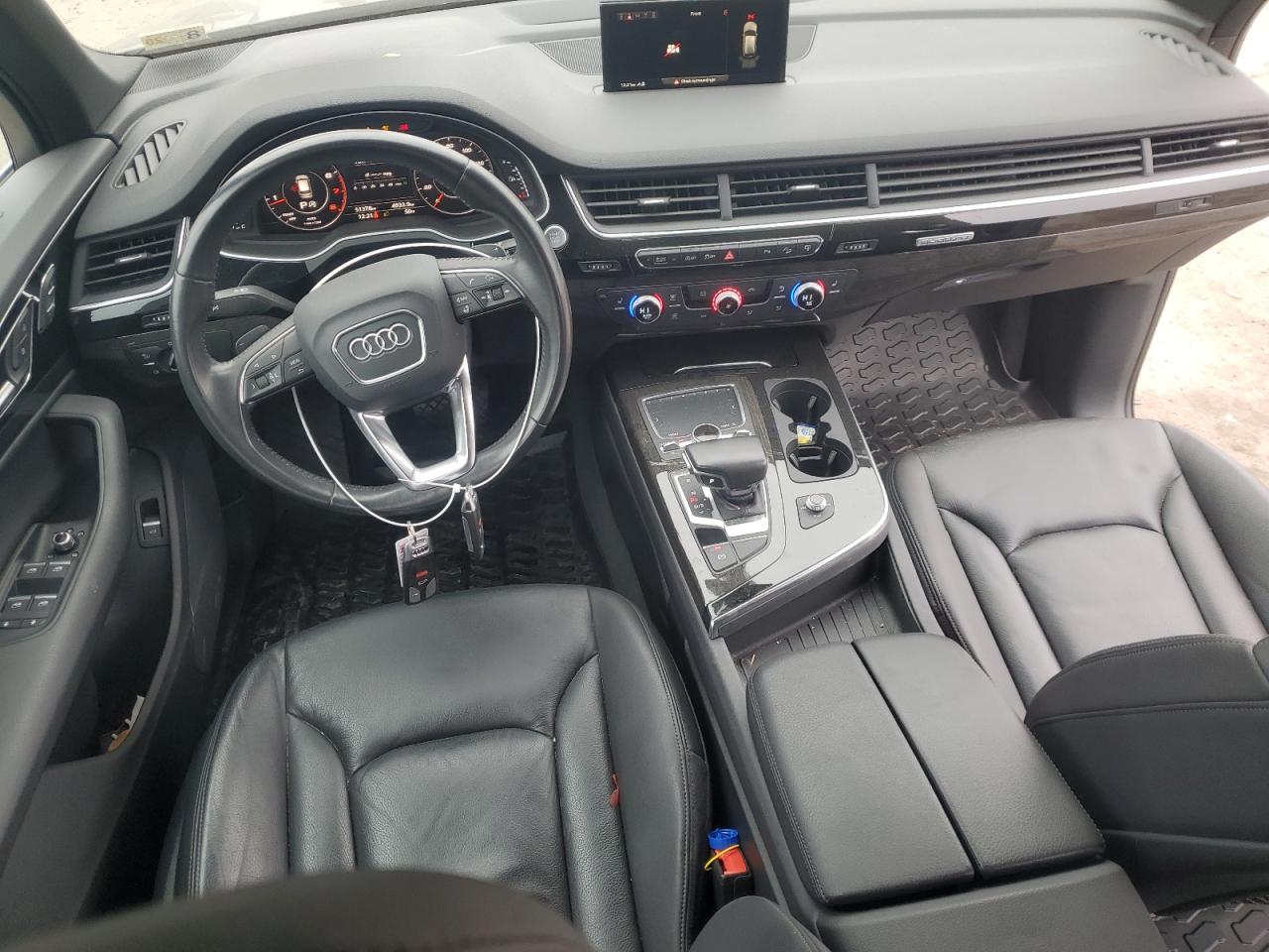 2017 Audi Q7 VIN WA1LAAF71HD021491 Copart auction photo, side / front end damage thumbnail 8