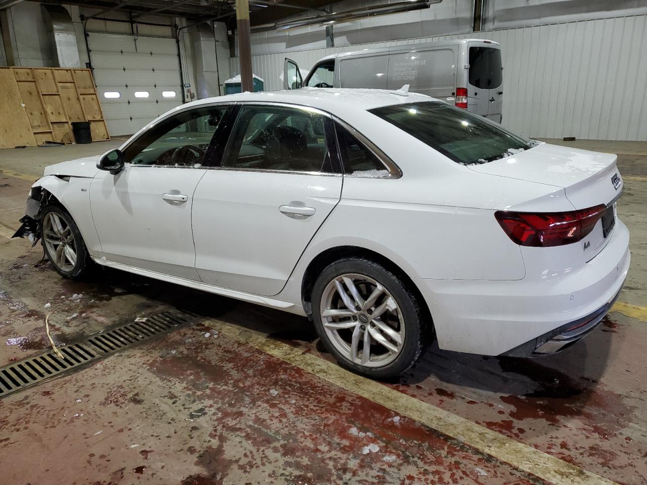 2020 Audi A4 VIN WAUENAF45LN005173 Copart auction photo, front end / side damage thumbnail 2