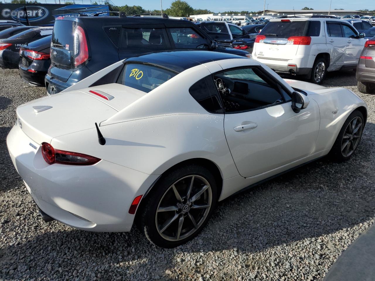 2020 Mazda MX-5 VIN JM1NDAM75L0417481 Copart auction photo, water/flood damage thumbnail 3