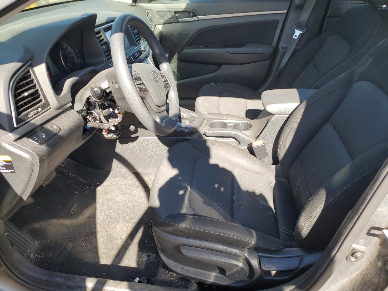 2018 Hyundai Elantra VIN KMHD84LF8JU556189 Copart auction photo, side damage thumbnail 7