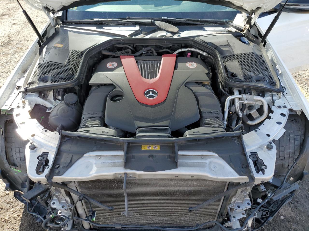 2016 Mercedes-Benz C-klasse VIN 55SWF6EB1GU133883 Copart auction photo, front end damage thumbnail 11