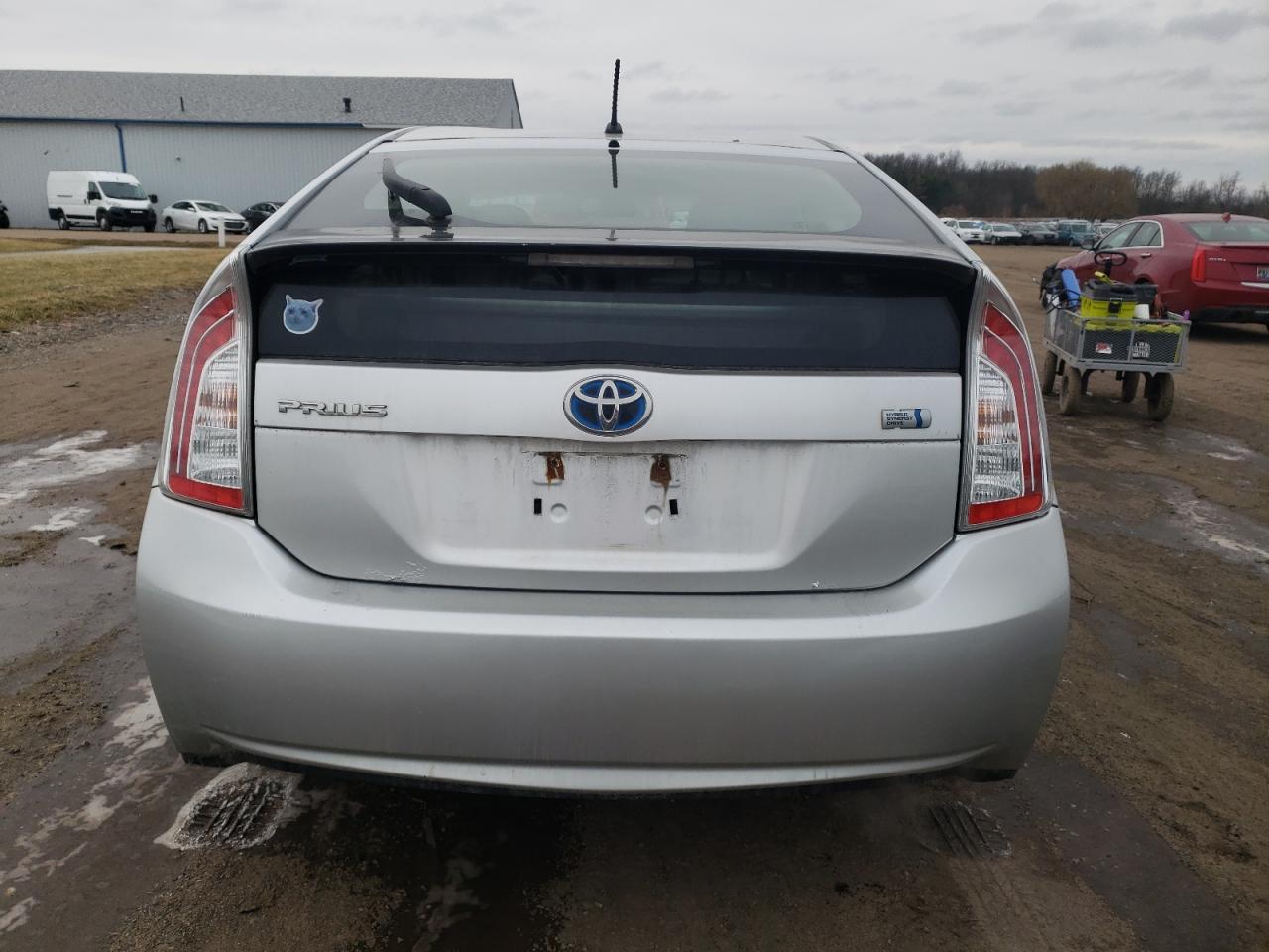 2012 Toyota Prius VIN JTDKN3DU1C5441121 Copart auction photo, front end damage thumbnail 6