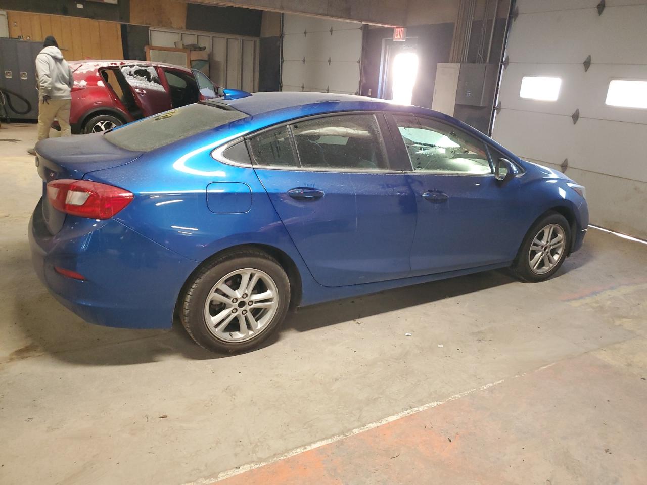 2016 Chevrolet Cruze VIN 1G1BE5SM7G7296569 Copart auction photo, side / front end damage thumbnail 3