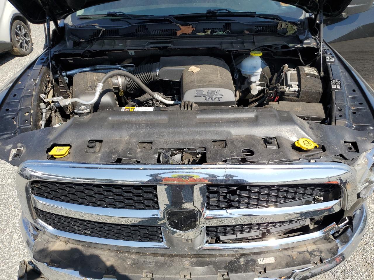 2021 RAM 1500 VIN 1C6RR7LG0MS531876 Copart auction photo, front end damage thumbnail 11