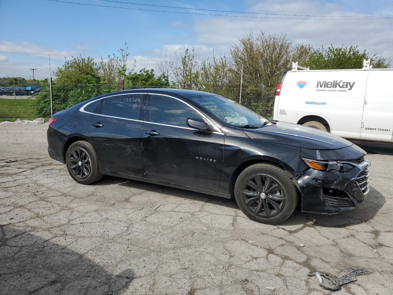 2022 Chevrolet Malibu VIN 1G1ZD5ST6NF179724 Copart auction photo, side / minor dent/scratches damage thumbnail 4