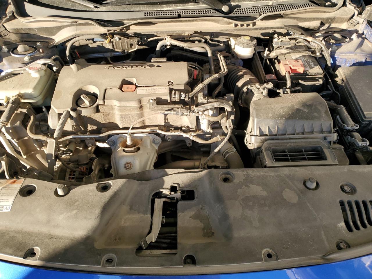 2017 Honda Civic VIN 19XFC2F54HE070264 Copart auction photo, all over damage thumbnail 11