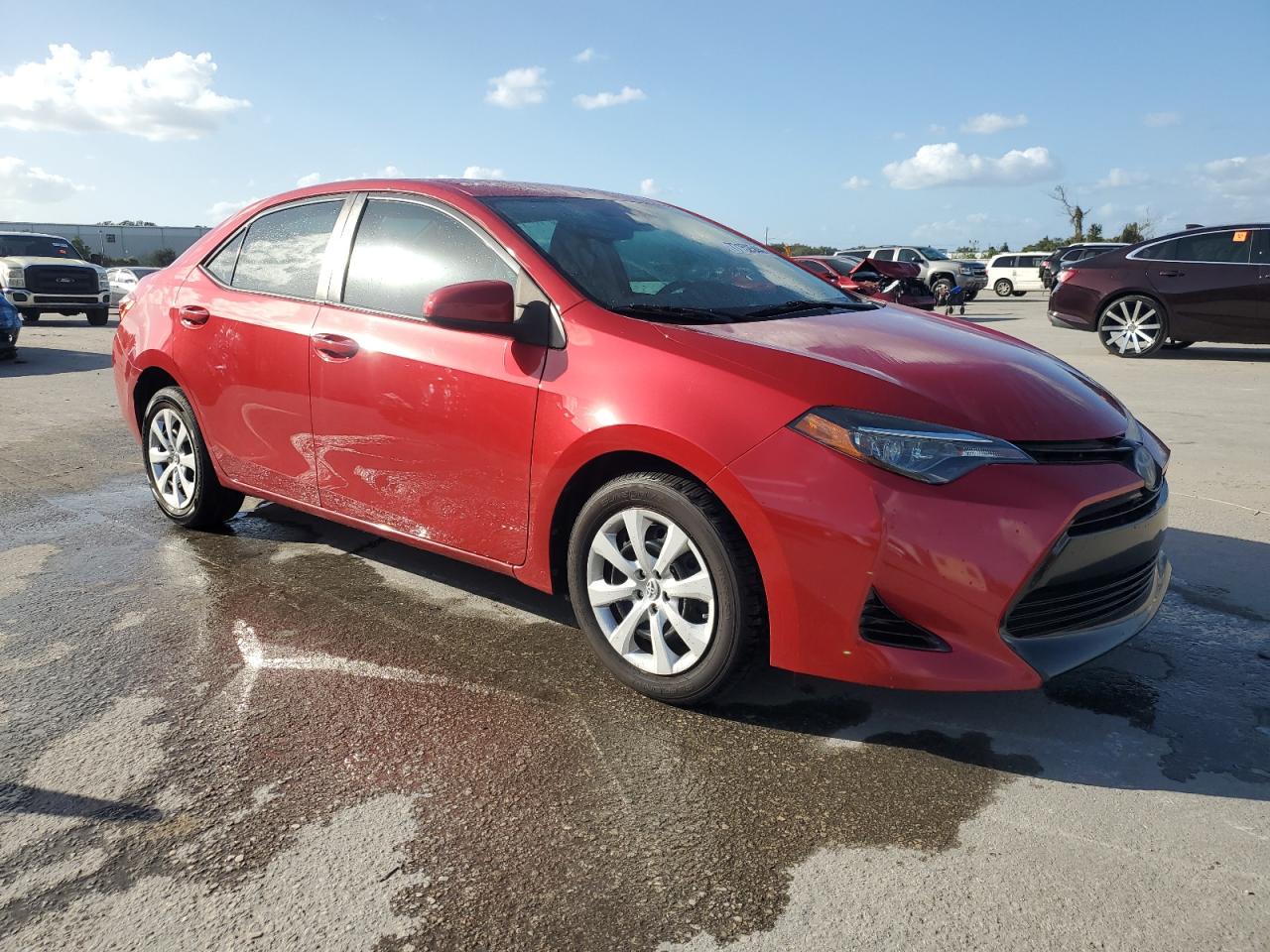 2018 Toyota Corolla VIN 2T1BURHE3JC094514 Copart auction photo, side damage thumbnail 4