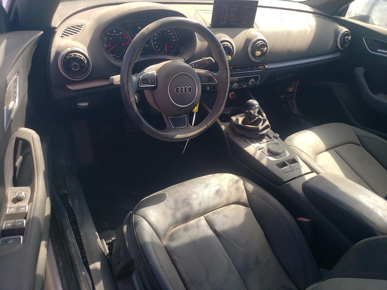 2016 Audi A3 VIN WAU67LFF7G1023537 Copart auction photo, vandalism damage thumbnail 8