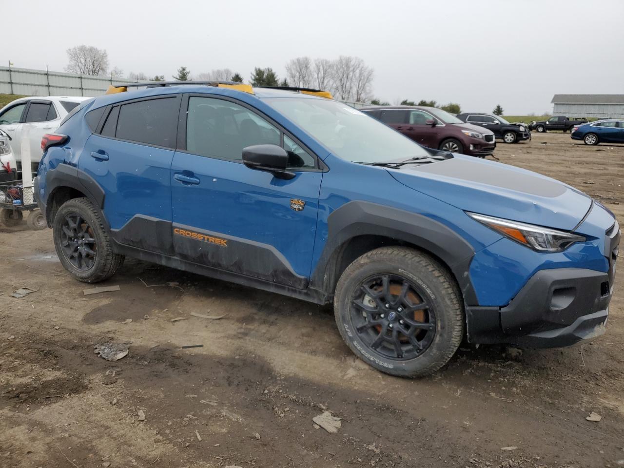 2024 Subaru XV VIN 4S4GUHU68R3776089 Copart auction photo, all over damage thumbnail 4
