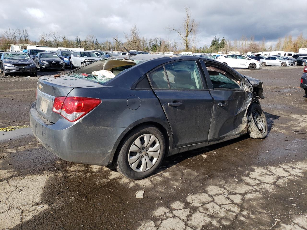 2013 Chevrolet Cruze VIN 1G1PB5SG0D7178674 Copart auction photo, all over damage thumbnail 3