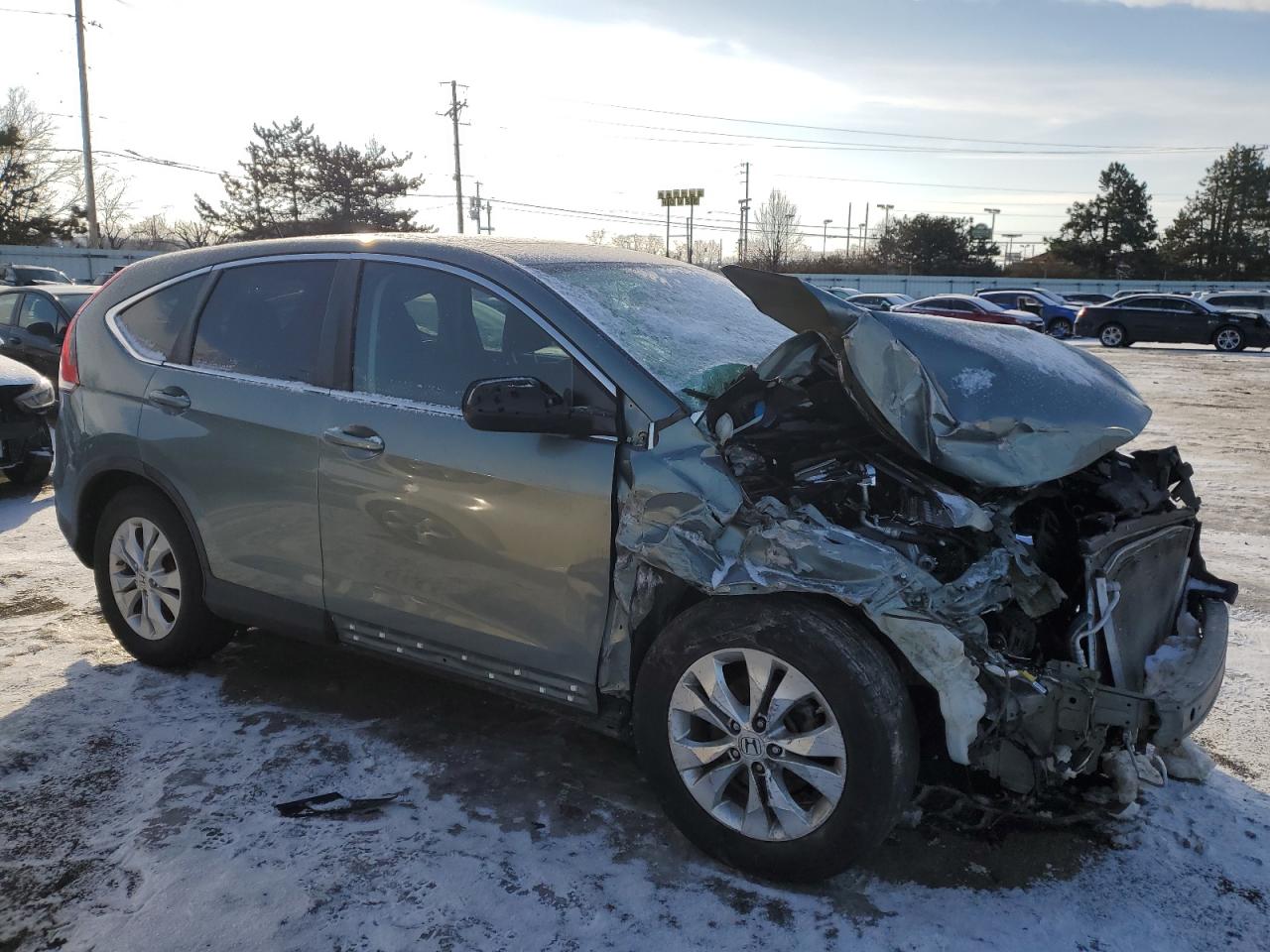 2012 Honda CR-V VIN 5J6RM4H58CL003289 Copart auction photo, front end damage thumbnail 4
