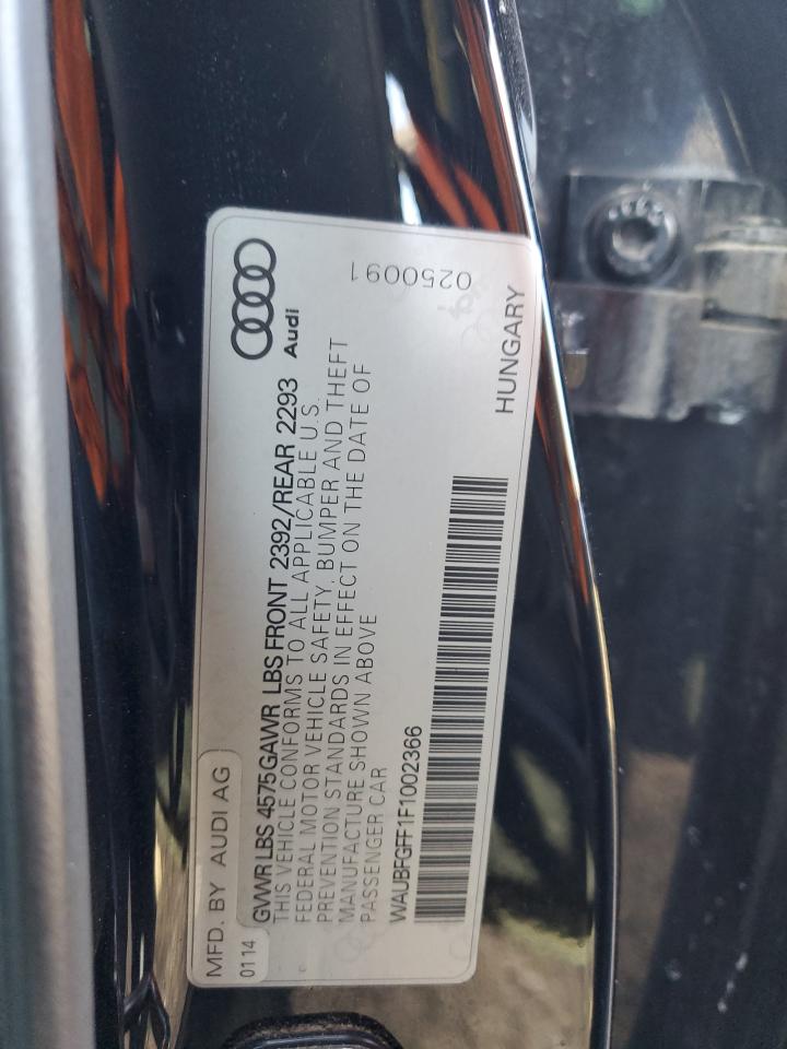2015 Audi A3 VIN WAUBFGFF1F1002366 Copart auction photo, front end damage thumbnail 12