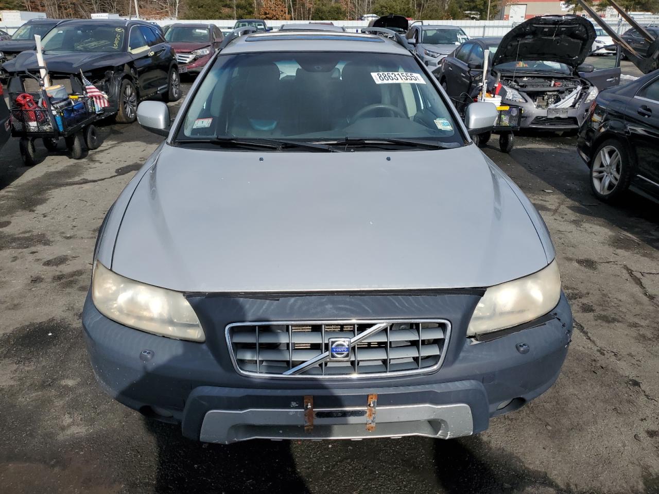 2007 Volvo XC70 VIN YV4SZ592671278628 Copart auction photo, side damage thumbnail 5