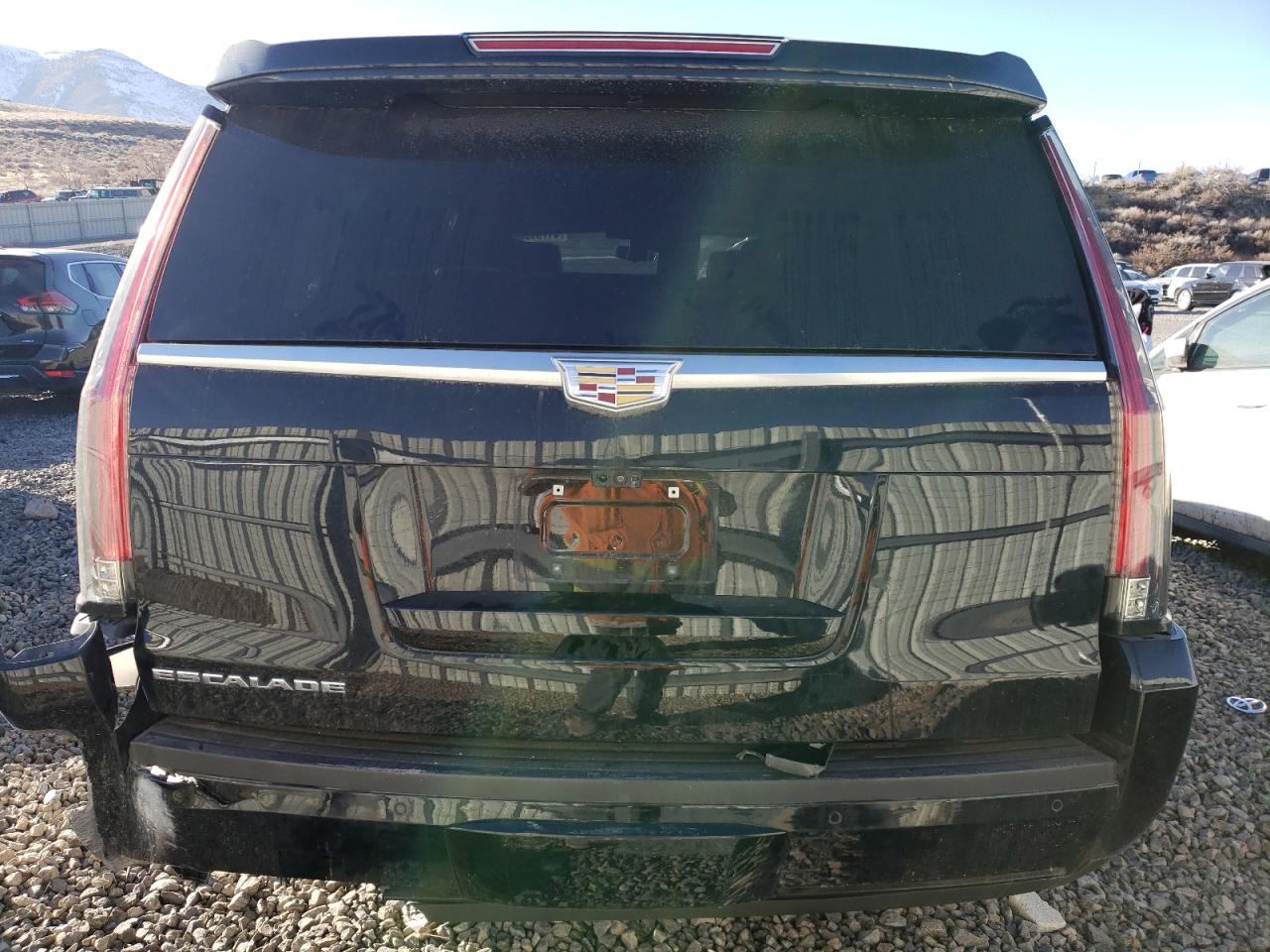 2018 Cadillac Escalade VIN 1GYS4KKJXJR136884 Copart auction photo, front end / frame damage damage thumbnail 6
