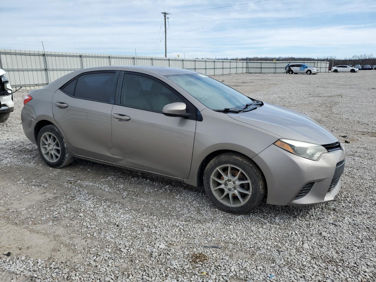2014 Toyota Corolla VIN 2T1BURHE3EC029653 Copart auction photo, water/flood damage thumbnail 4