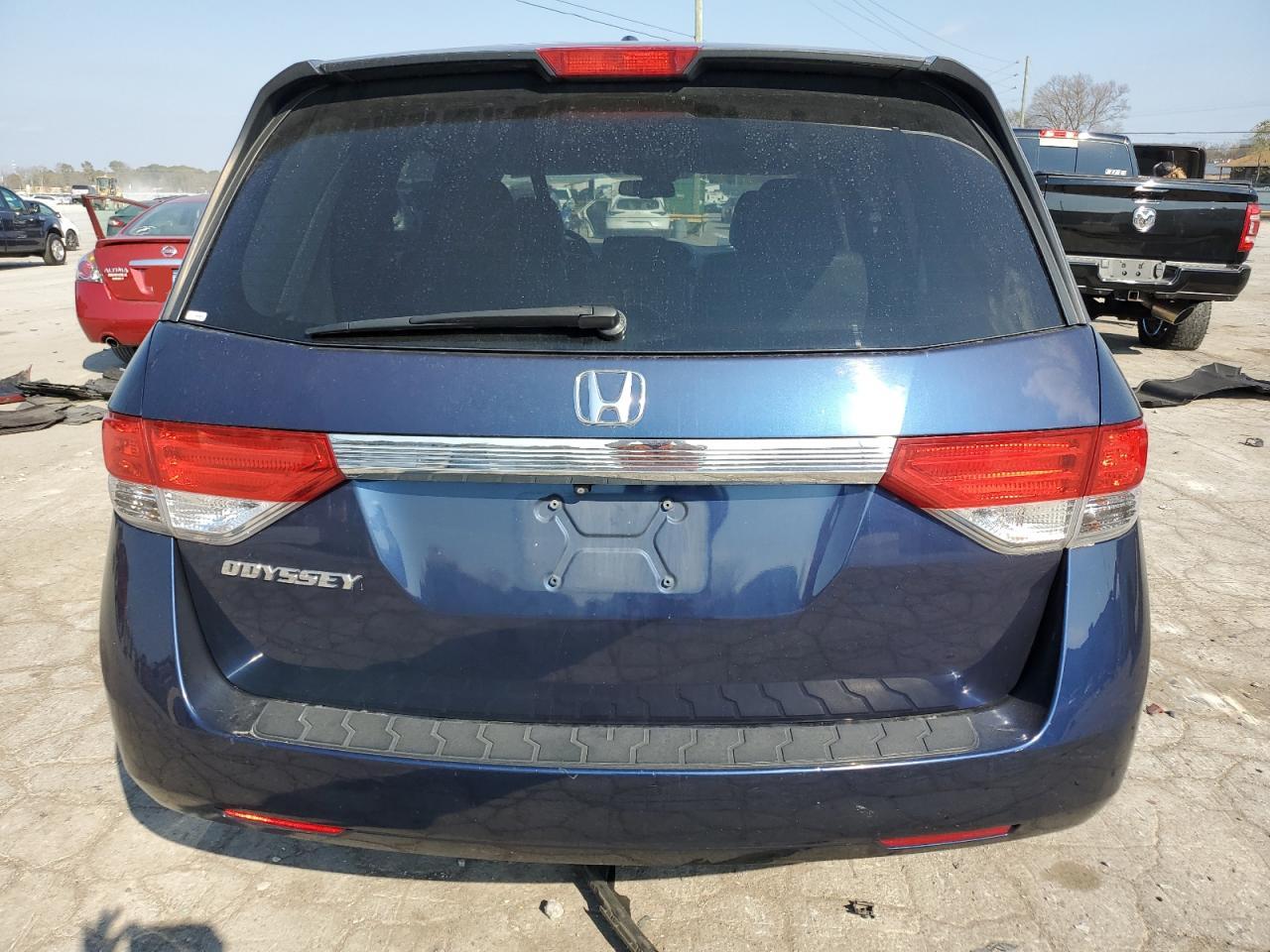 2014 Honda Odyssey VIN 5FNRL5H62EB101649 Copart auction photo, front end damage thumbnail 6