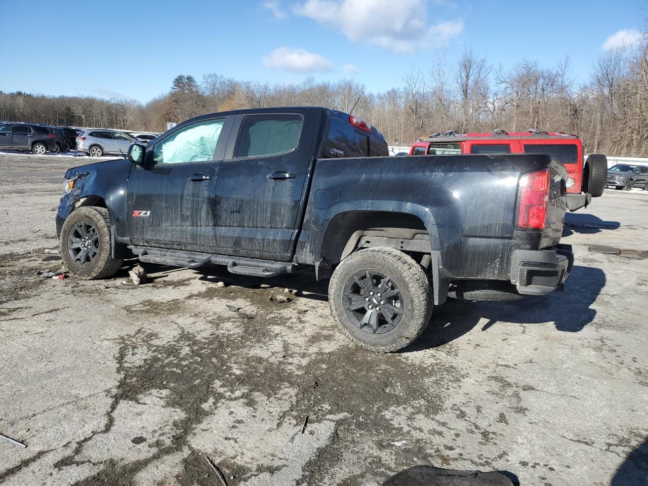 2022 Chevrolet Colorado VIN 1GCGTDEN7N1150951 Copart auction photo, front end damage thumbnail 2