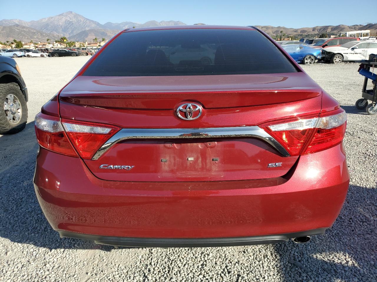 2015 Toyota Camry VIN 4T1BF1FK2FU874515 Copart auction photo, side / rear end damage thumbnail 6