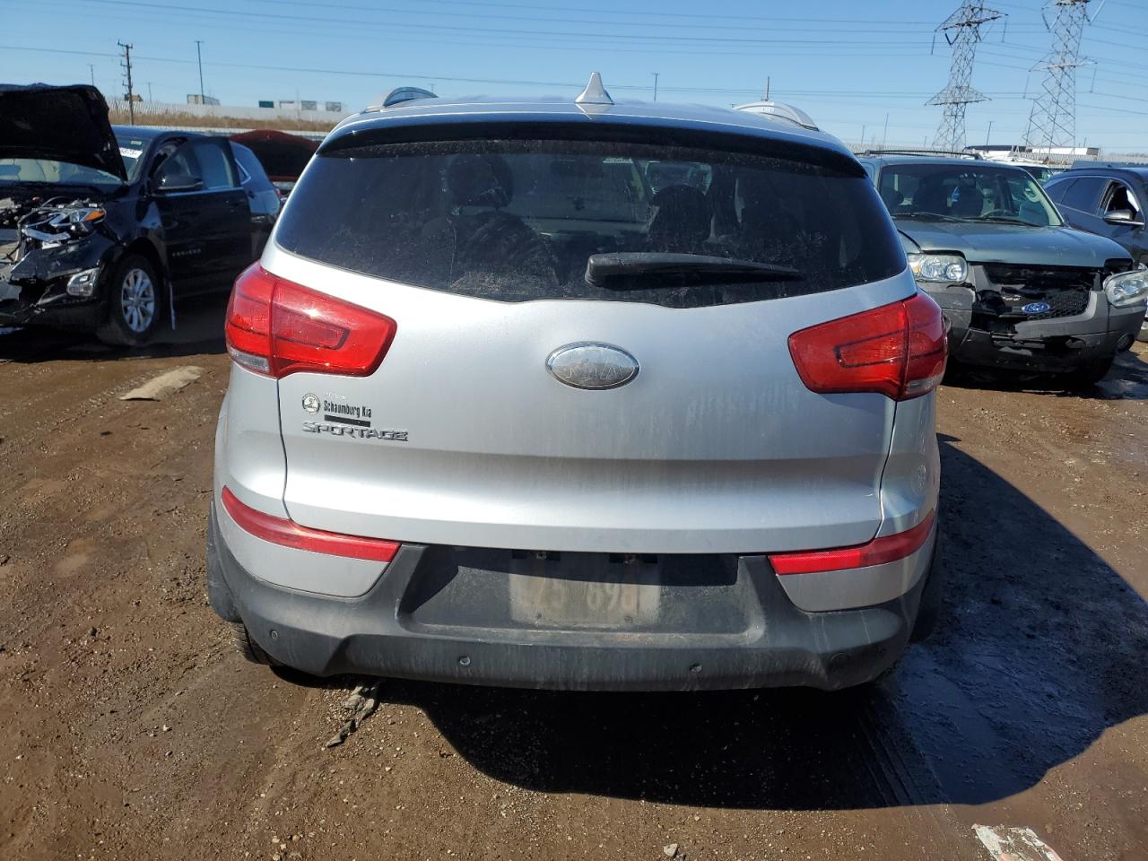 2014 KIA Sportage VIN KNDPBCAC0E7636368 Copart auction photo, front end / minor dent/scratches damage thumbnail 6