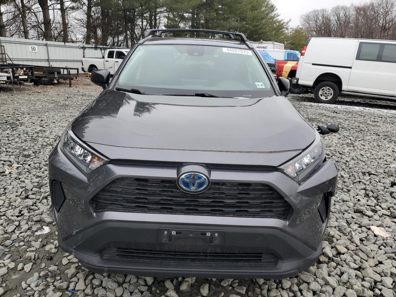 2021 Toyota RAV 4 VIN 4T3LWRFV8MU043375 Copart auction photo, front end / side damage thumbnail 5