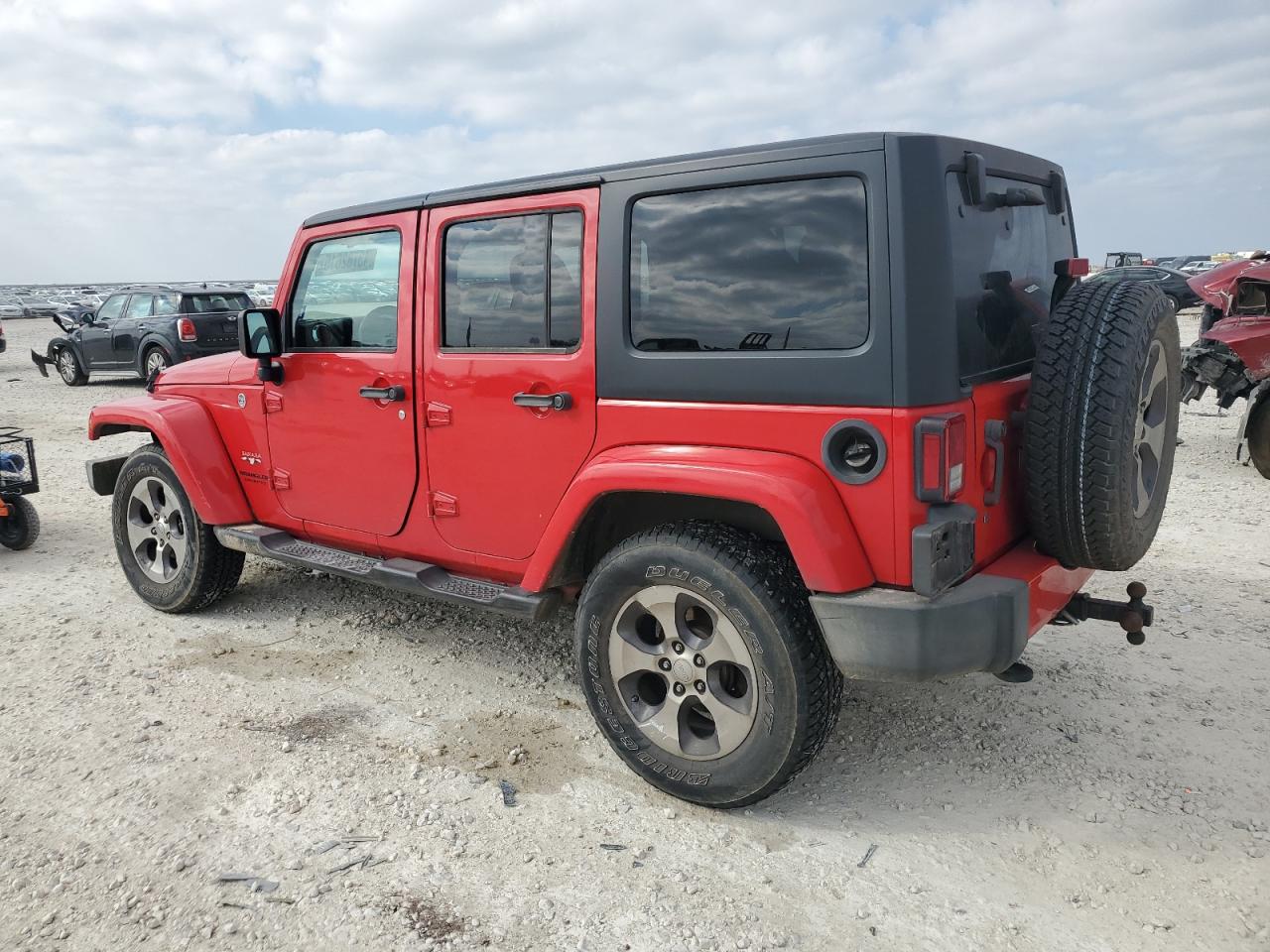 2016 Jeep Wrangler VIN 1C4BJWEGXGL164881 Copart auction photo, undercarriage / minor dent/scratches damage thumbnail 2