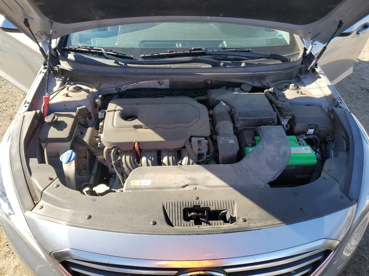2016 Hyundai Sonata VIN 5NPE24AF6GH342348 Copart auction photo, rear end / undercarriage damage thumbnail 11