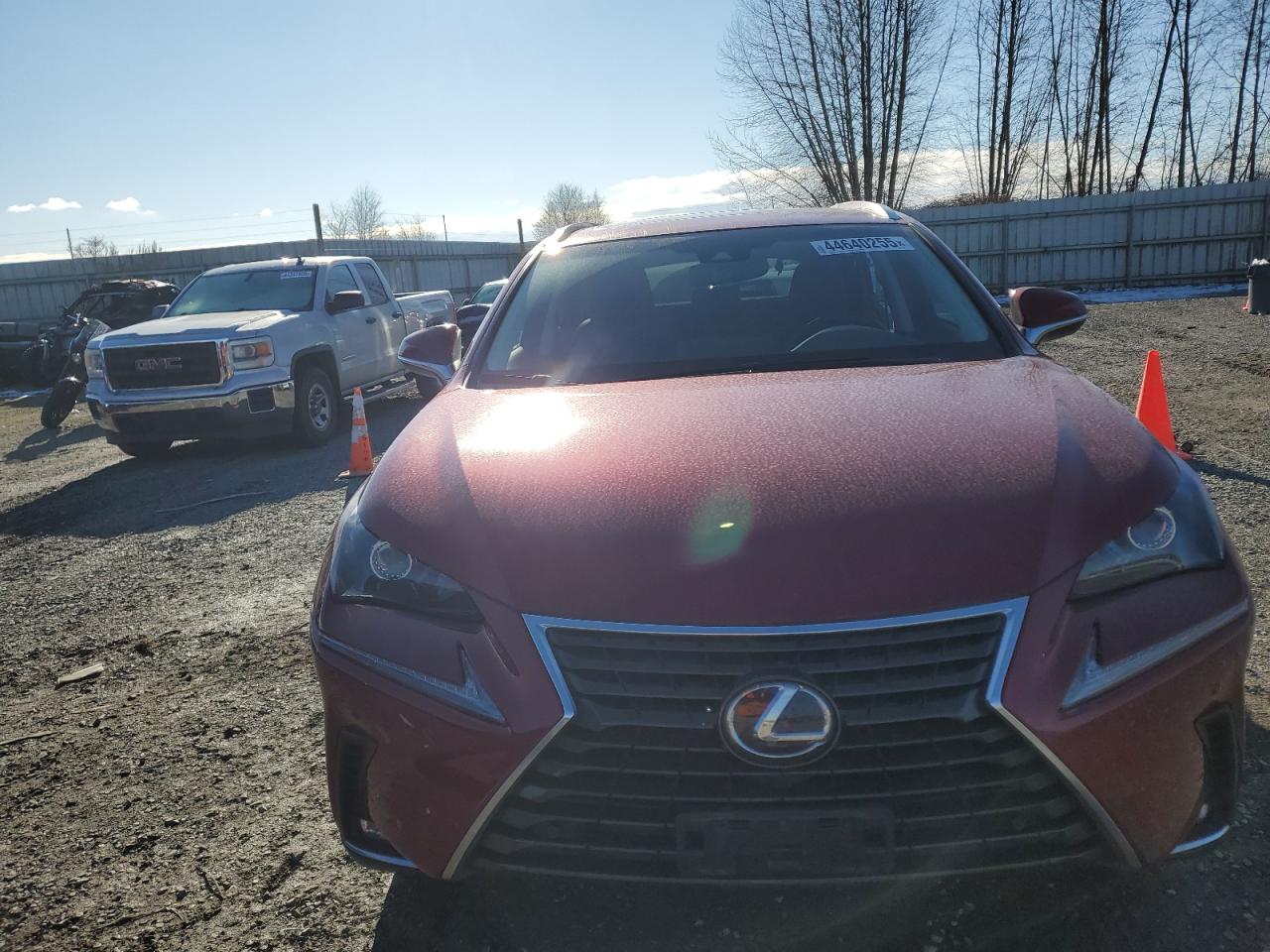 2018 Lexus NX VIN JTJBJRBZ8J2078972 Copart auction photo, side / rear end damage thumbnail 5