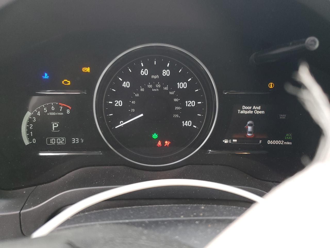 2020 Honda HR-V VIN 3CZRU6H93LM720065 Copart auction photo, front end damage thumbnail 9
