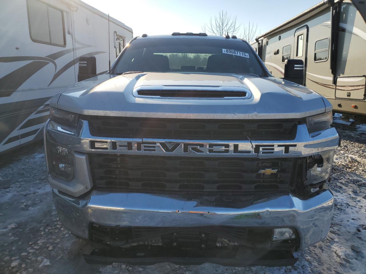 2022 Chevrolet Silverado VIN 1GC4YTEY5NF104238 Copart auction photo, all over damage thumbnail 5