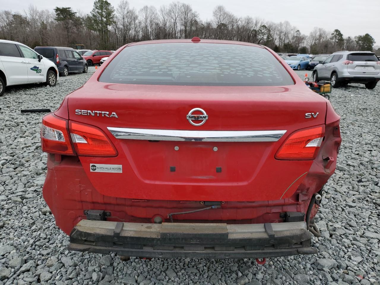 2018 Nissan Sentra VIN 3N1AB7AP5JL652140 Copart auction photo, side / minor dent/scratches damage thumbnail 6