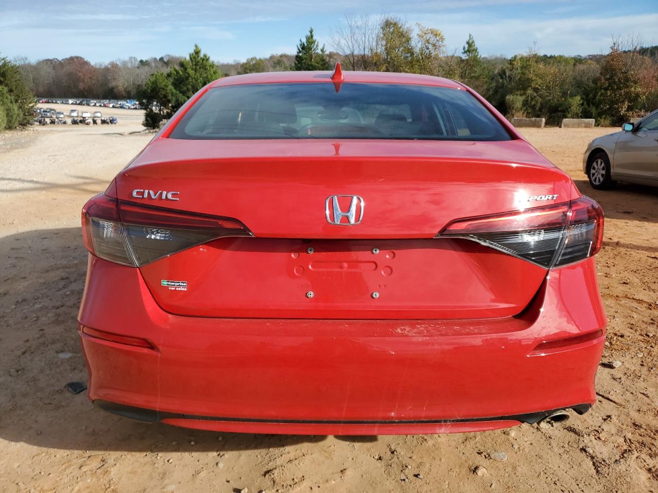 2022 Honda Civic VIN 2HGFE2F50NH584527 Copart auction photo, front end / side damage thumbnail 6