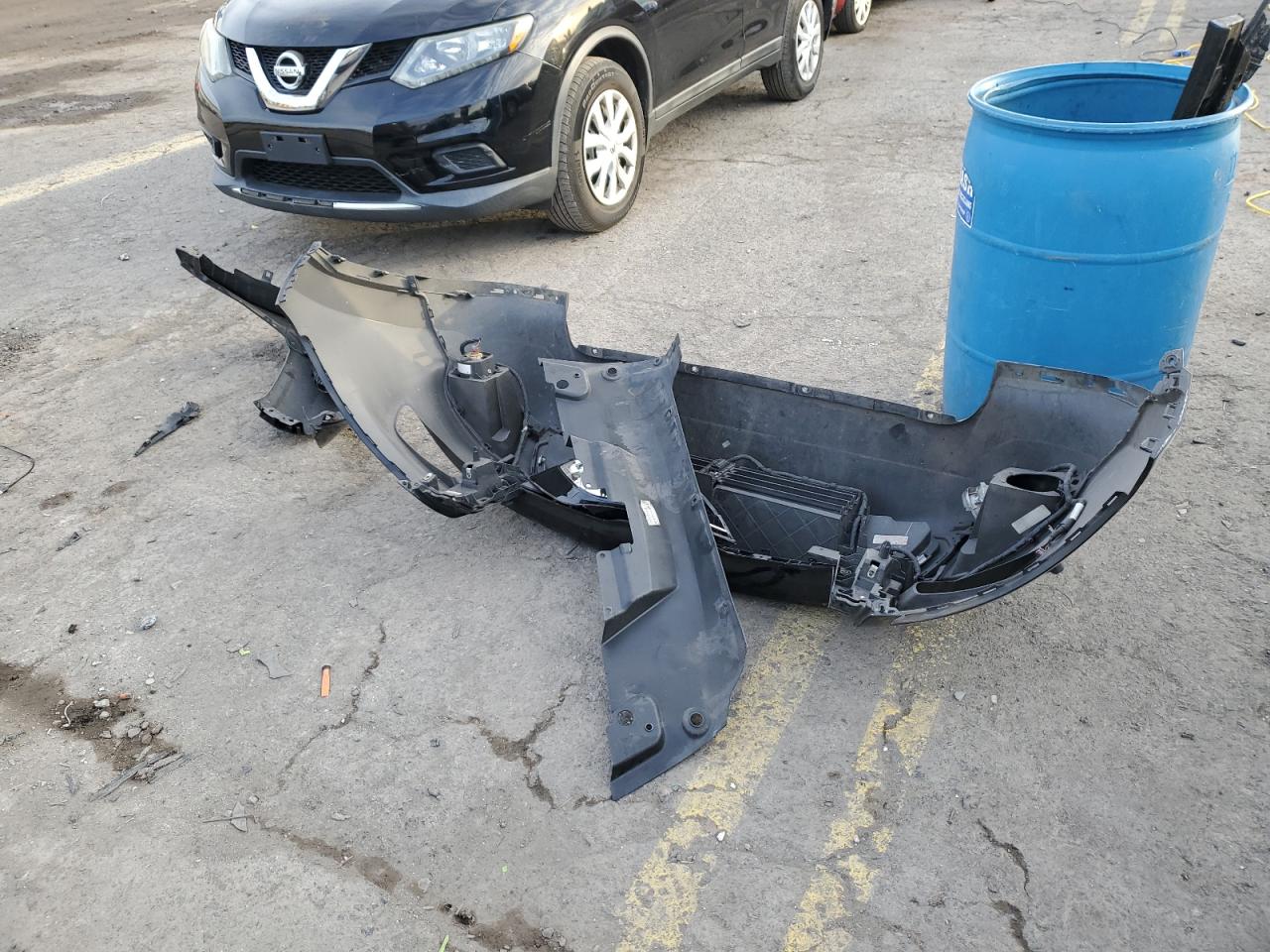 2017 Jeep Grand Cherokee VIN 1C4PJMDBXHW664944 Copart auction photo, front end / side damage thumbnail 15