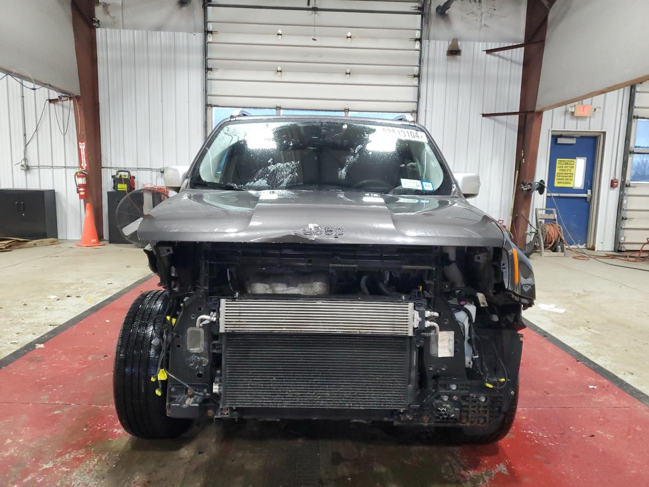 2017 Jeep Renegade VIN ZACCJBDB9HPE50320 Copart auction photo, front end damage thumbnail 5