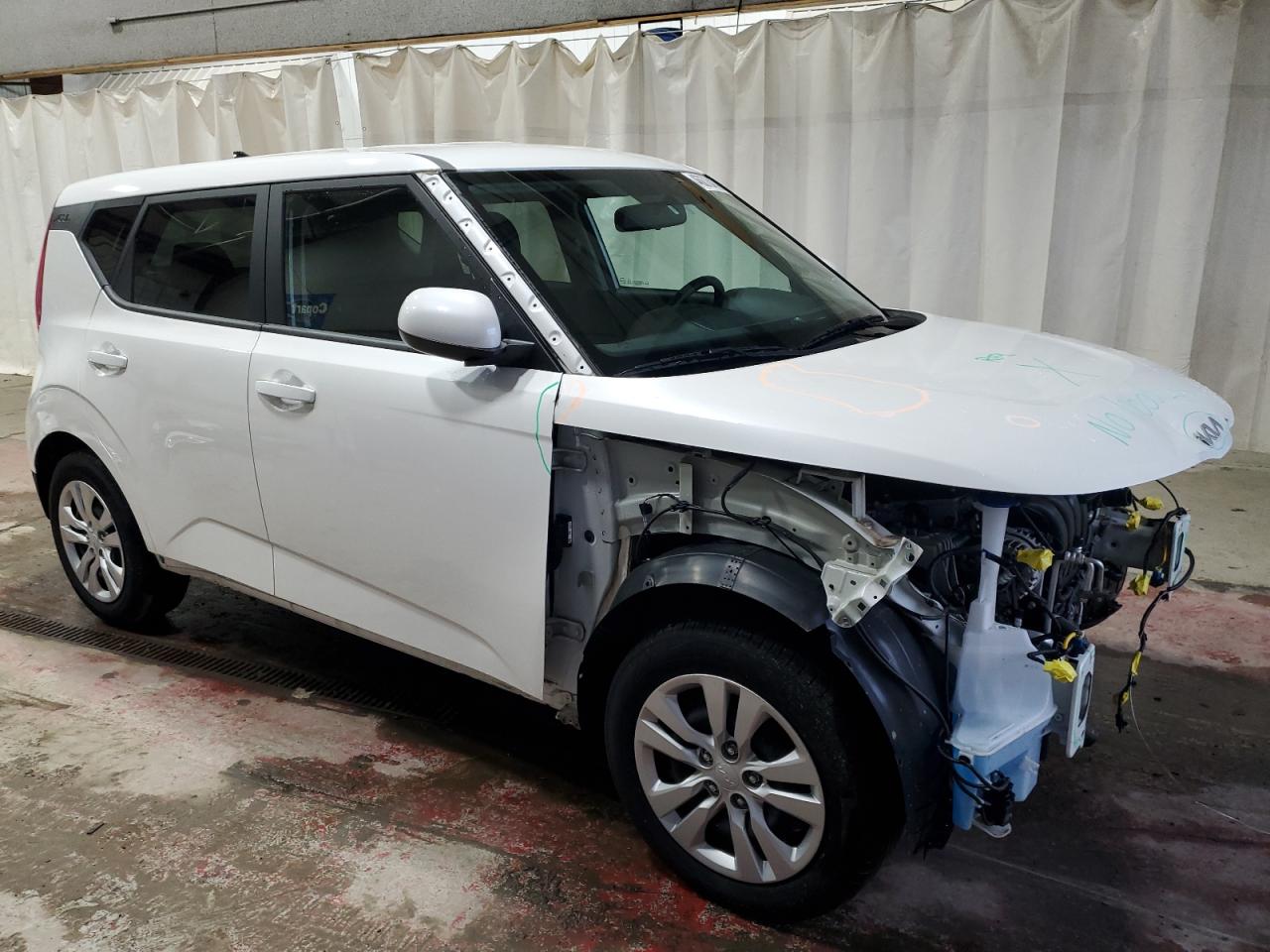 2022 KIA Soul VIN KNDJ23AU0N7829179 Copart auction photo, front end damage thumbnail 4