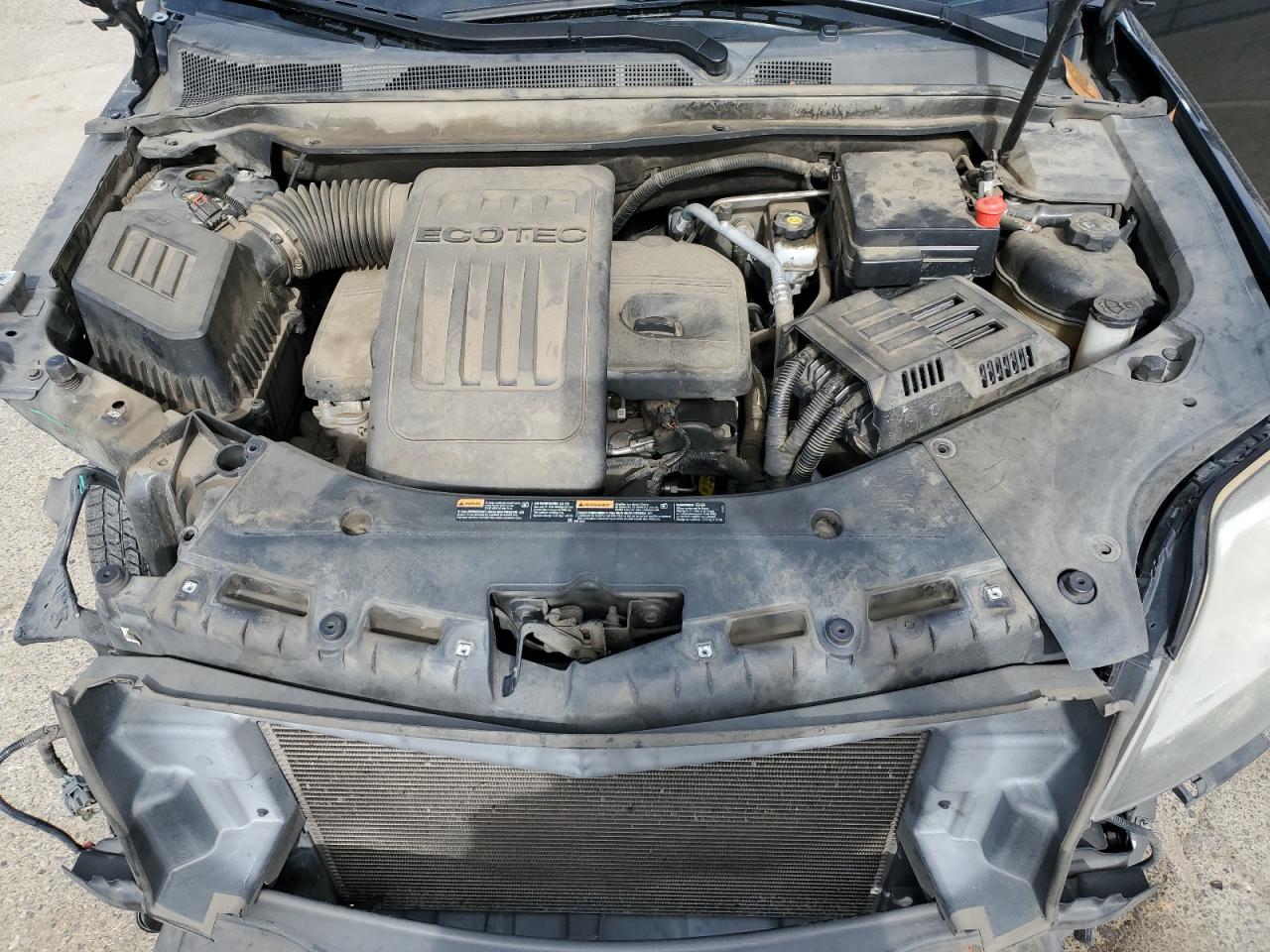 2016 GMC Terrain VIN 2GKALREK5G6319135 Copart auction photo, front end / undercarriage damage thumbnail 12