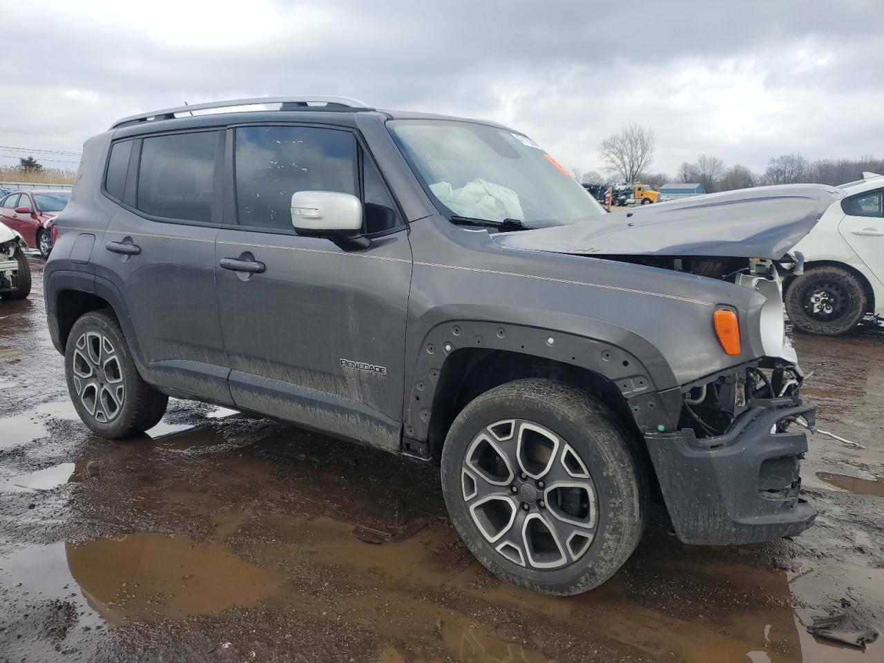 2017 Jeep Renegade VIN ZACCJBDB5HPF19388 Copart auction photo, front end damage thumbnail 4