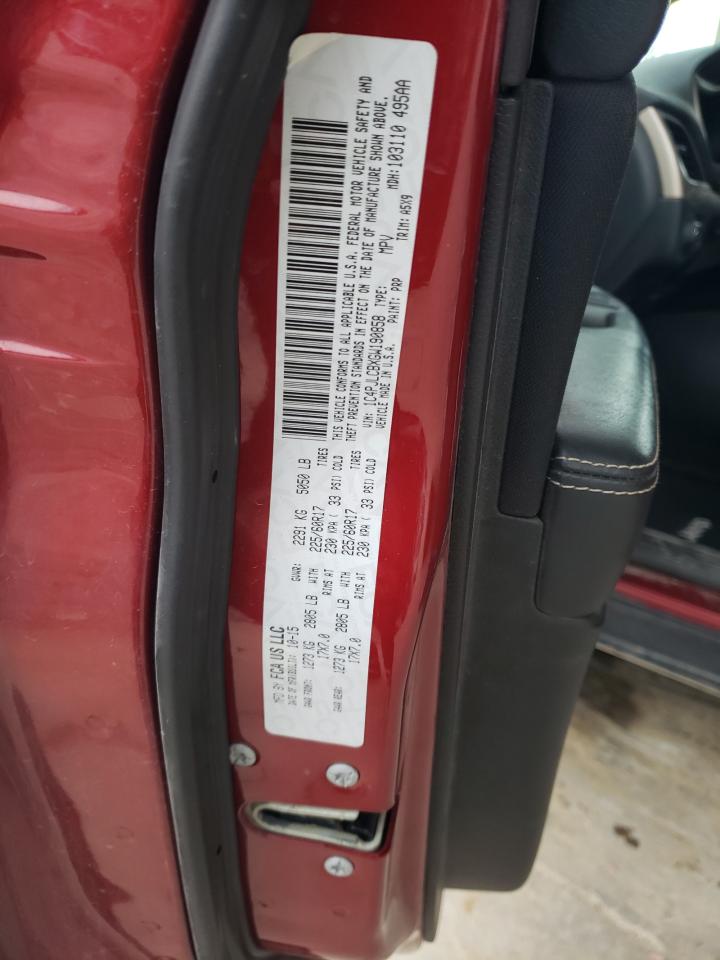 2016 Jeep Grand Cherokee VIN 1C4PJLCBXGW190858 Copart auction photo, front end damage thumbnail 12