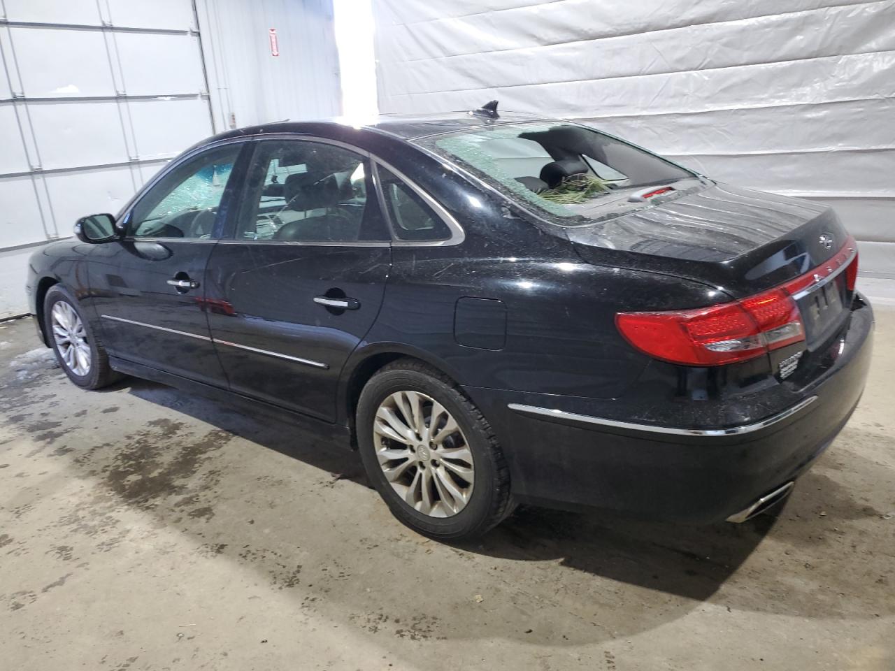 2011 Hyundai Azera VIN KMHFC4DF1BA544460 Copart auction photo, rollover damage thumbnail 2