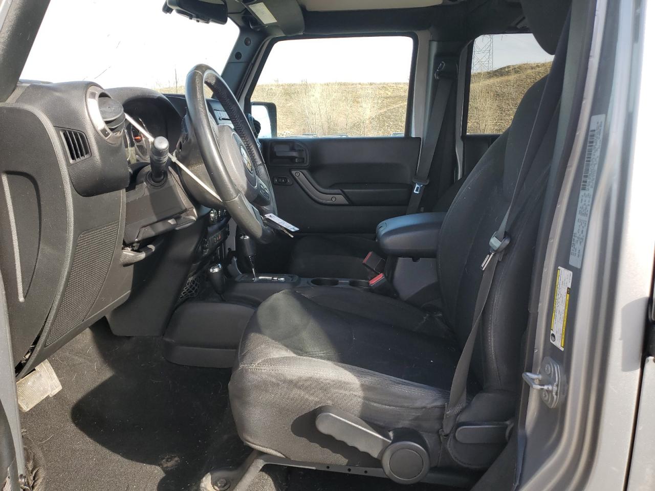 2017 Jeep Wrangler VIN 1C4HJWDG2HL677393 Copart auction photo, side damage thumbnail 7