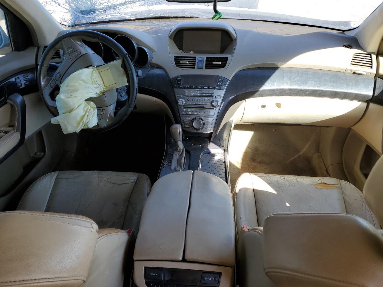 2007 Acura MDX VIN 2HNYD28417H542444 Copart auction photo, all over / undercarriage damage thumbnail 8