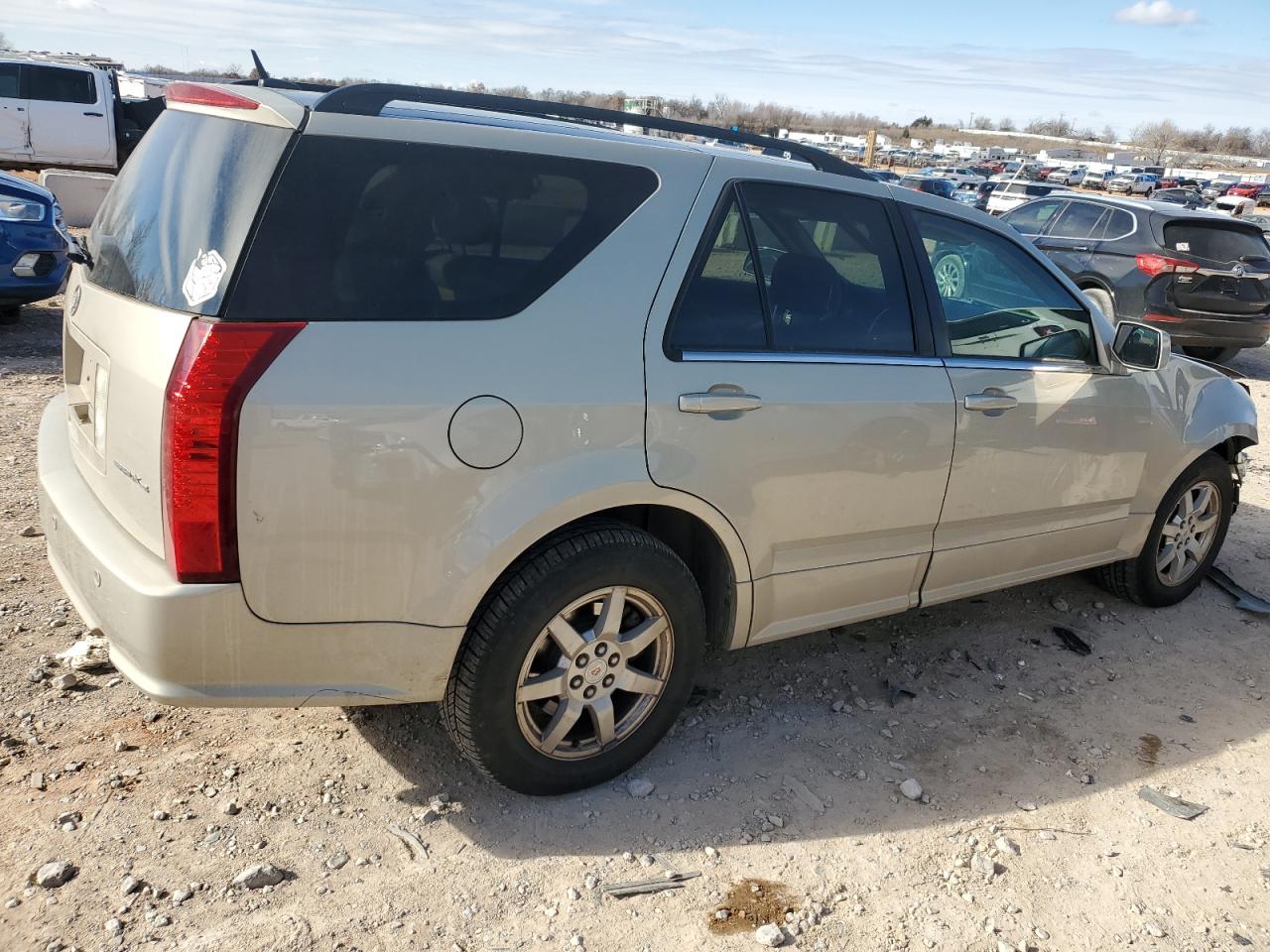 2008 Cadillac SRX VIN 1GYEE437280195354 Copart auction photo, front end / minor dent/scratches damage thumbnail 3