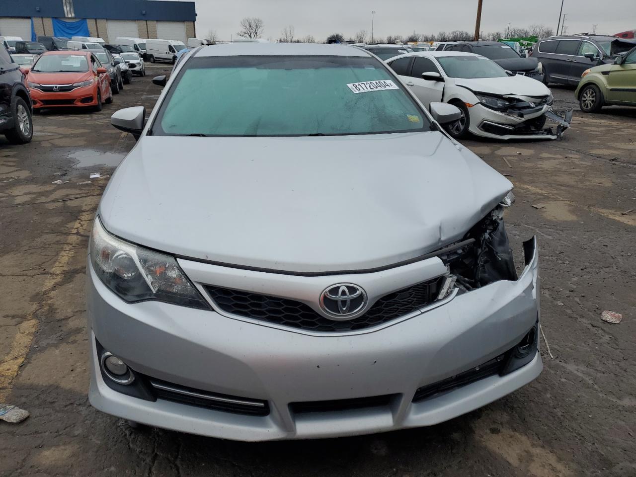 2014 Toyota Camry VIN 4T1BF1FK5EU449742 Copart auction photo, front end damage thumbnail 5